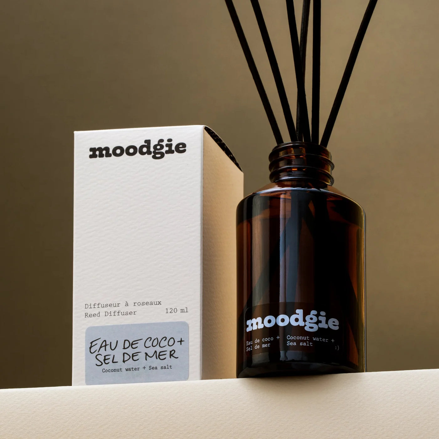 Coconut Water + Sea Salt : Reed Diffuser - moodgie