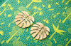 Tropical Leaf Earrings (Large) | Just Trade