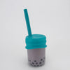 Silicone Smoothie/Bubble Tea Lid and Straw - Luumi