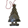 Christmas Tree Haitian Metal Drum Ornament