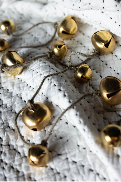 Iron Inspired Jingle Bell Garland