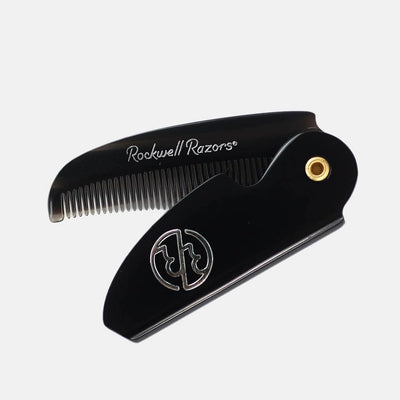 Rockwell Folding Moustache and Beard Comb