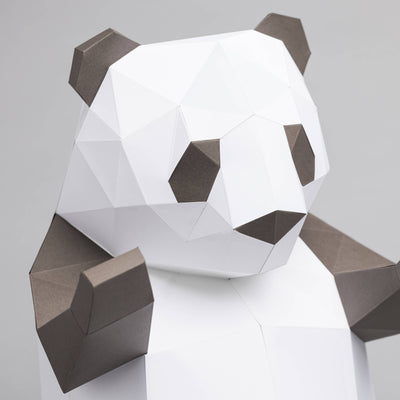 DIY Panda 3D paper origami model Kit