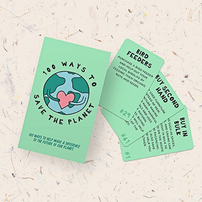 100 Ways to Save the Planet card pack