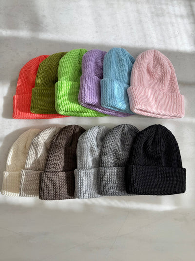Italian Merino Wool Short Beanie