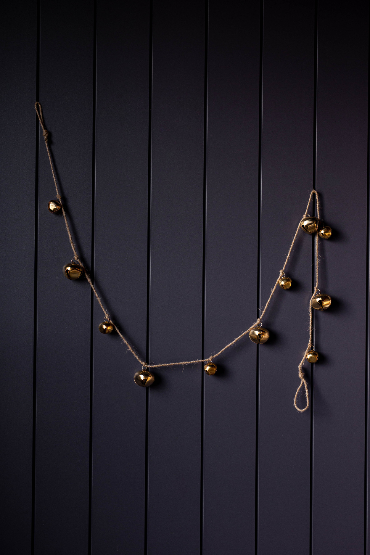Iron Inspired Jingle Bell Garland