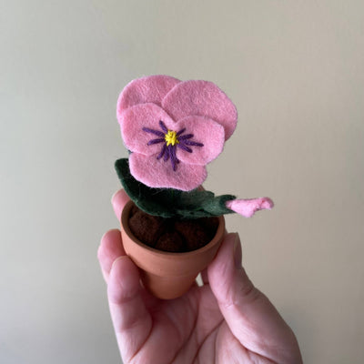 Pansy Felt Forever Flower