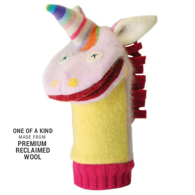 Unicorn Puppet | Reclaimed Wool