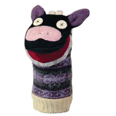 Cow Puppet | Reclaimed Wool