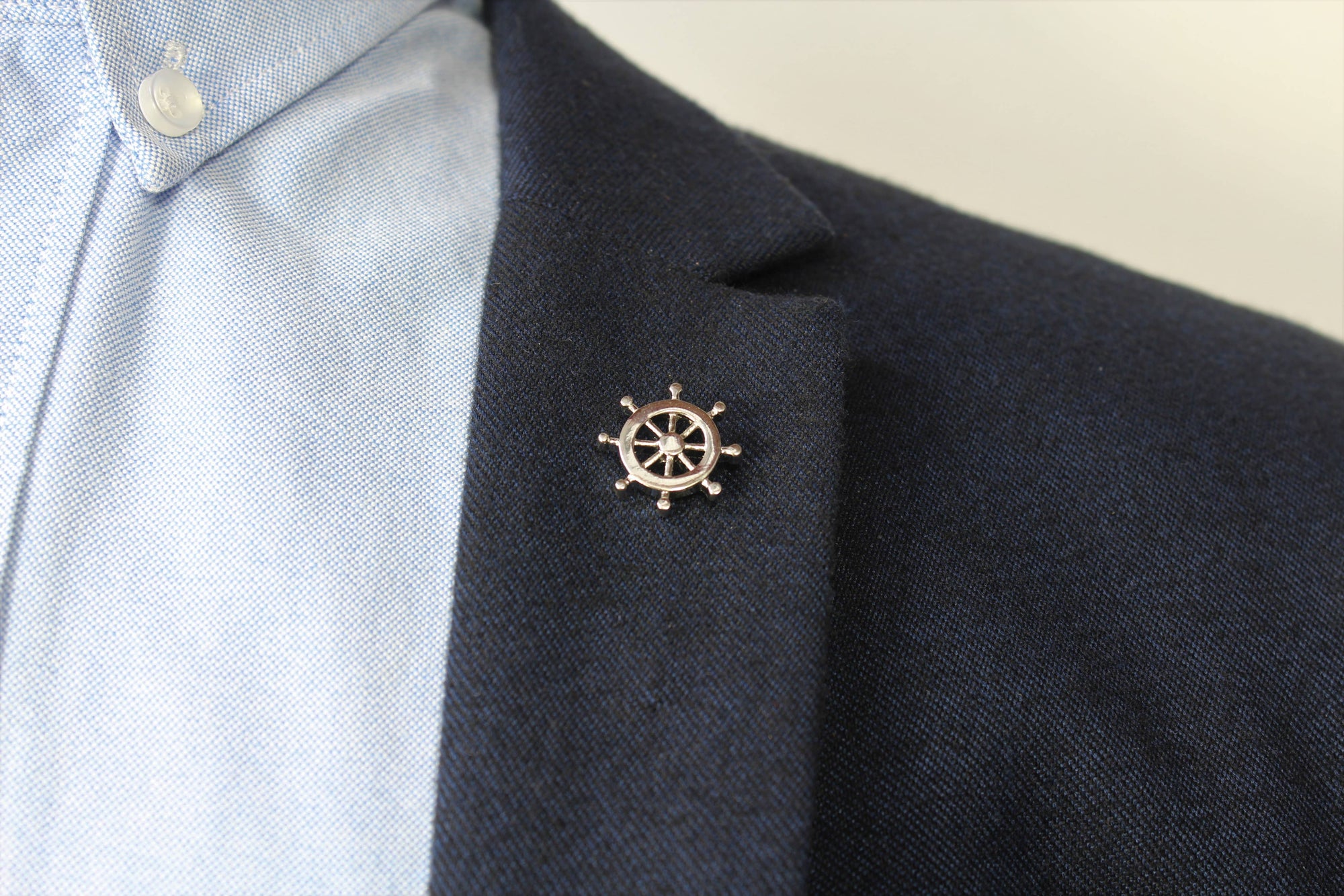 Captain Wheel Lapel Pin