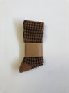 GINGHAM WAFFLE SOCKS - neutral