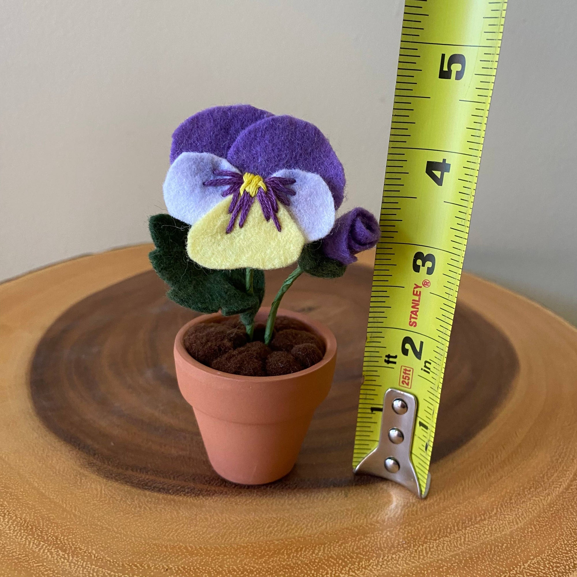 Pansy Felt Forever Flower