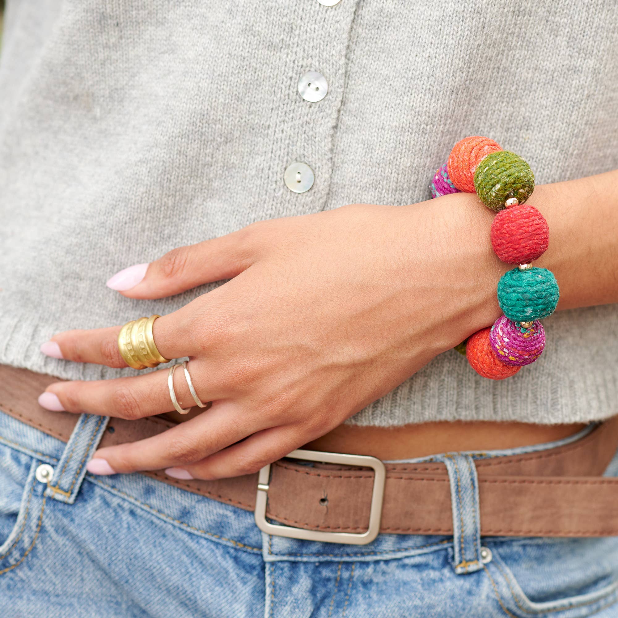 Open Arc Ring - Gold