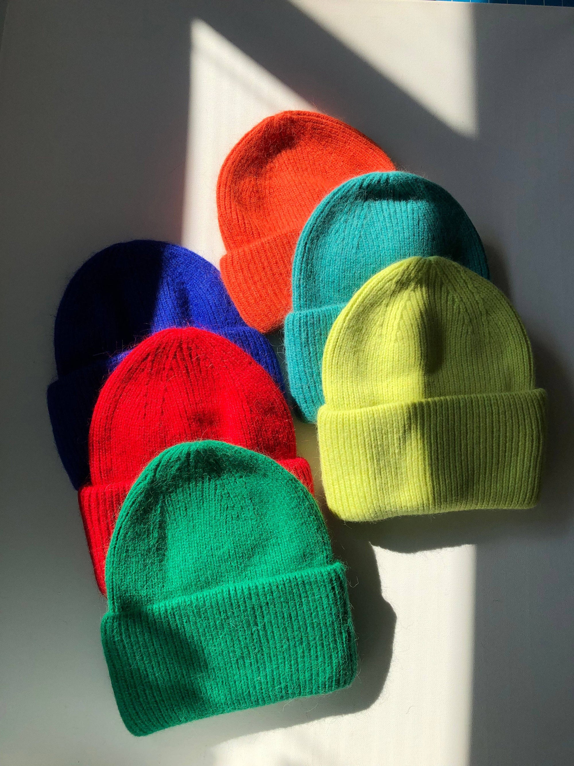 ROYAL ANGORA WOOL BEANIE - crystal brights