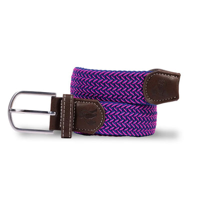Water Bottle Upcycled Woven Belt - Rich Pink Fine Weave