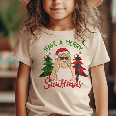 Kids / Youth Taylor Swift "Merry Swiftmas" T-Shirt