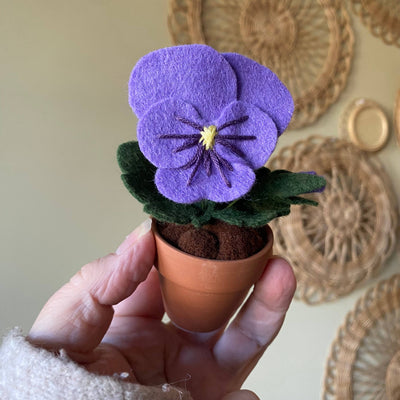 Pansy Felt Forever Flower