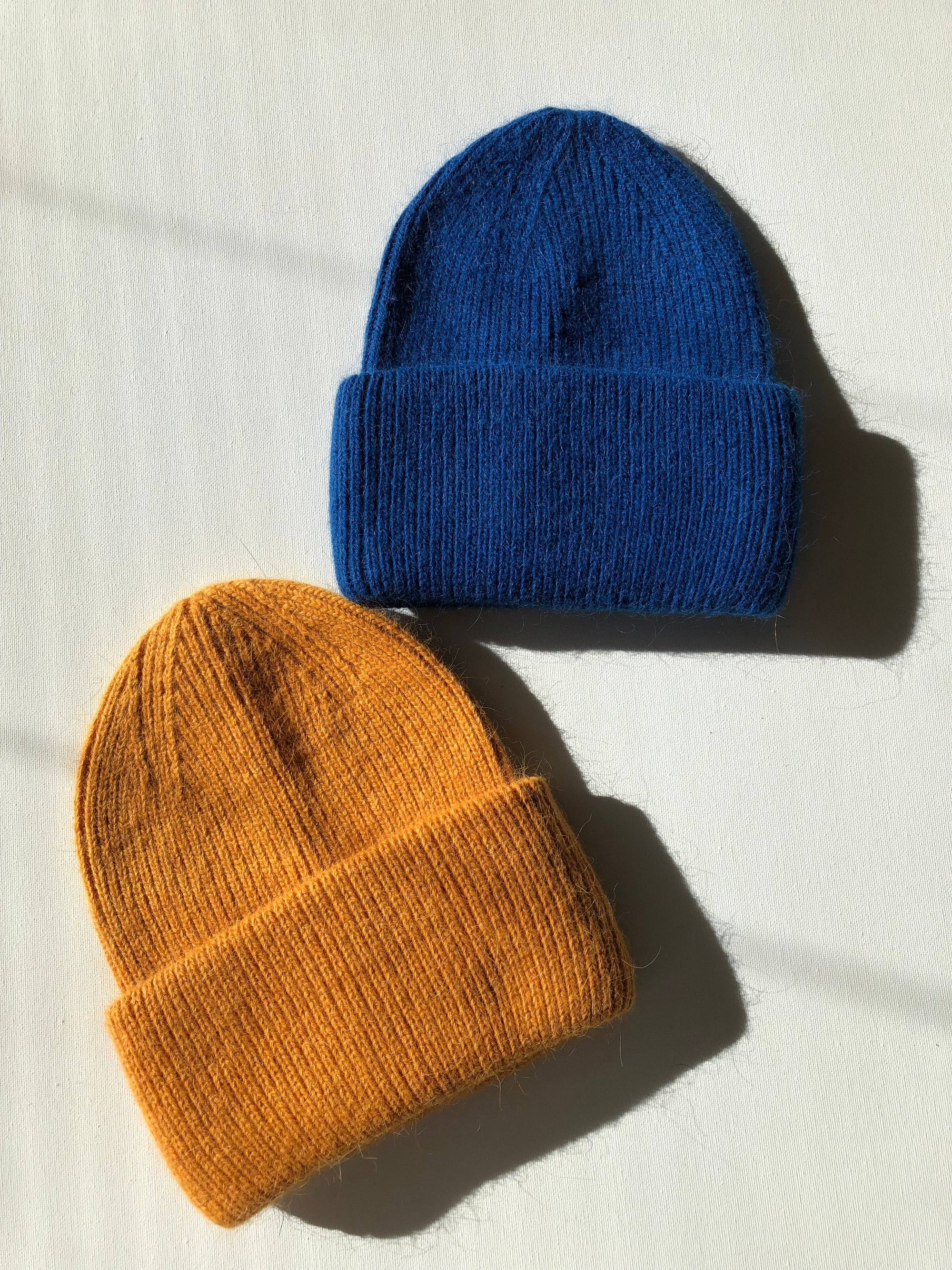 ROYAL ANGORA WOOL BEANIE - crystal brights
