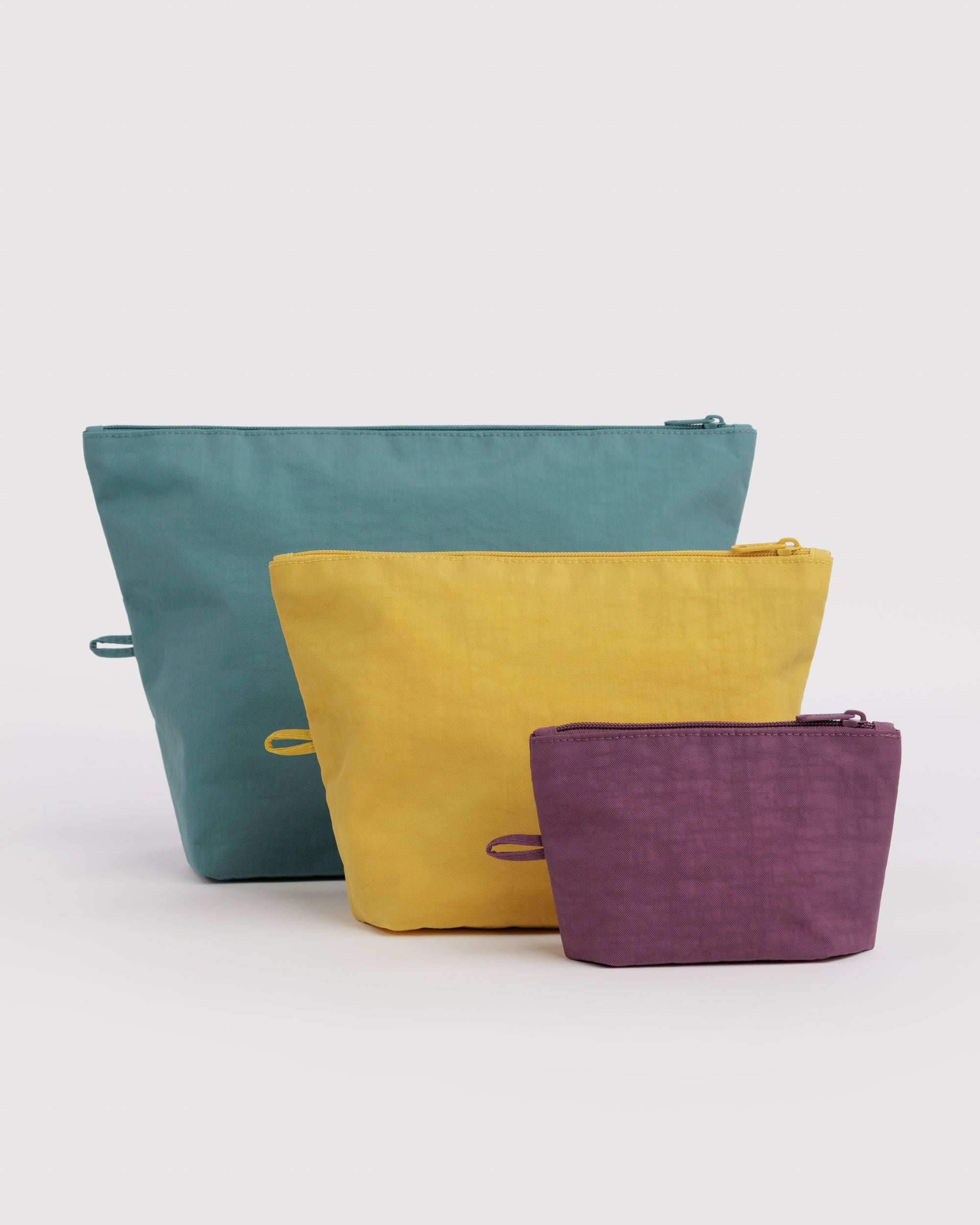 Baggu Go Pouch Set in Jewel Mix