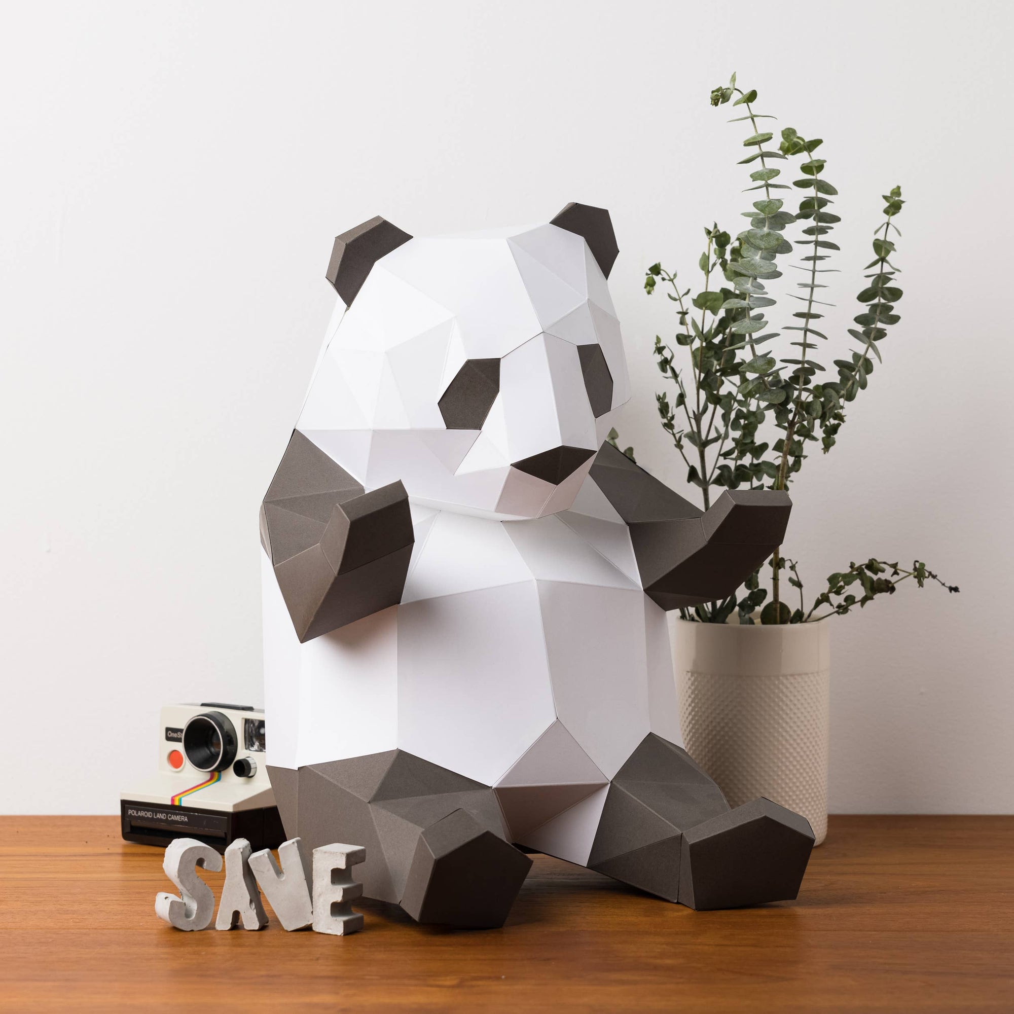 DIY Panda 3D paper origami model Kit