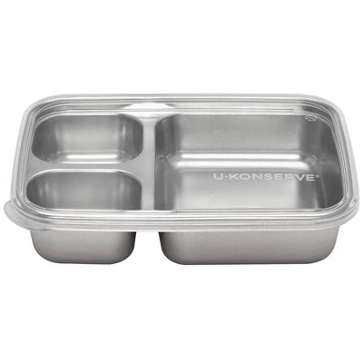 Ukonserve 3 Compartment Stainless Steel Food Container