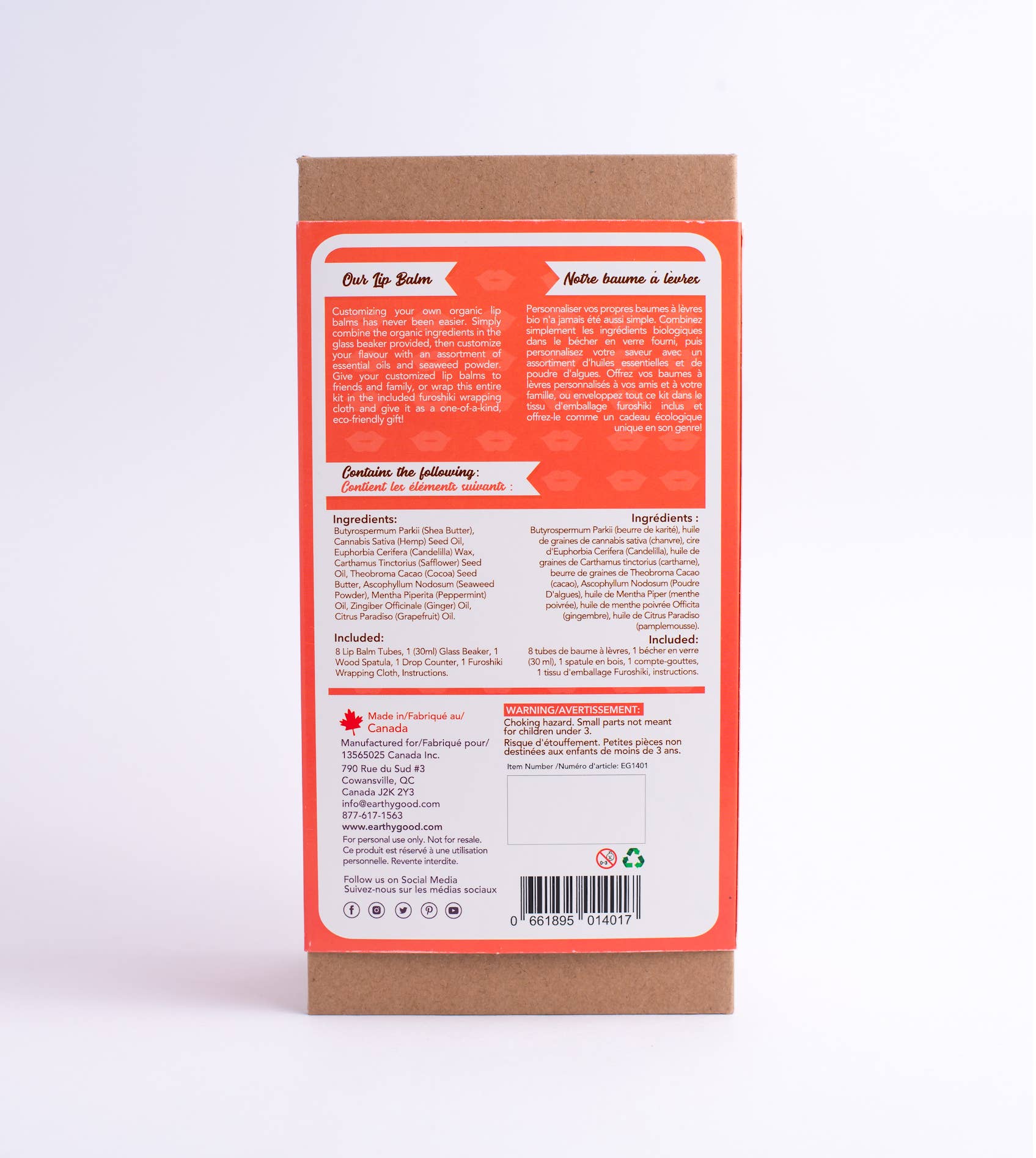 DIY Organic Lip Balm Kit (Adults)