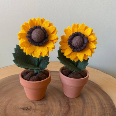“Happy Fall” Various Handmade Felt Autumn Forever Flowers