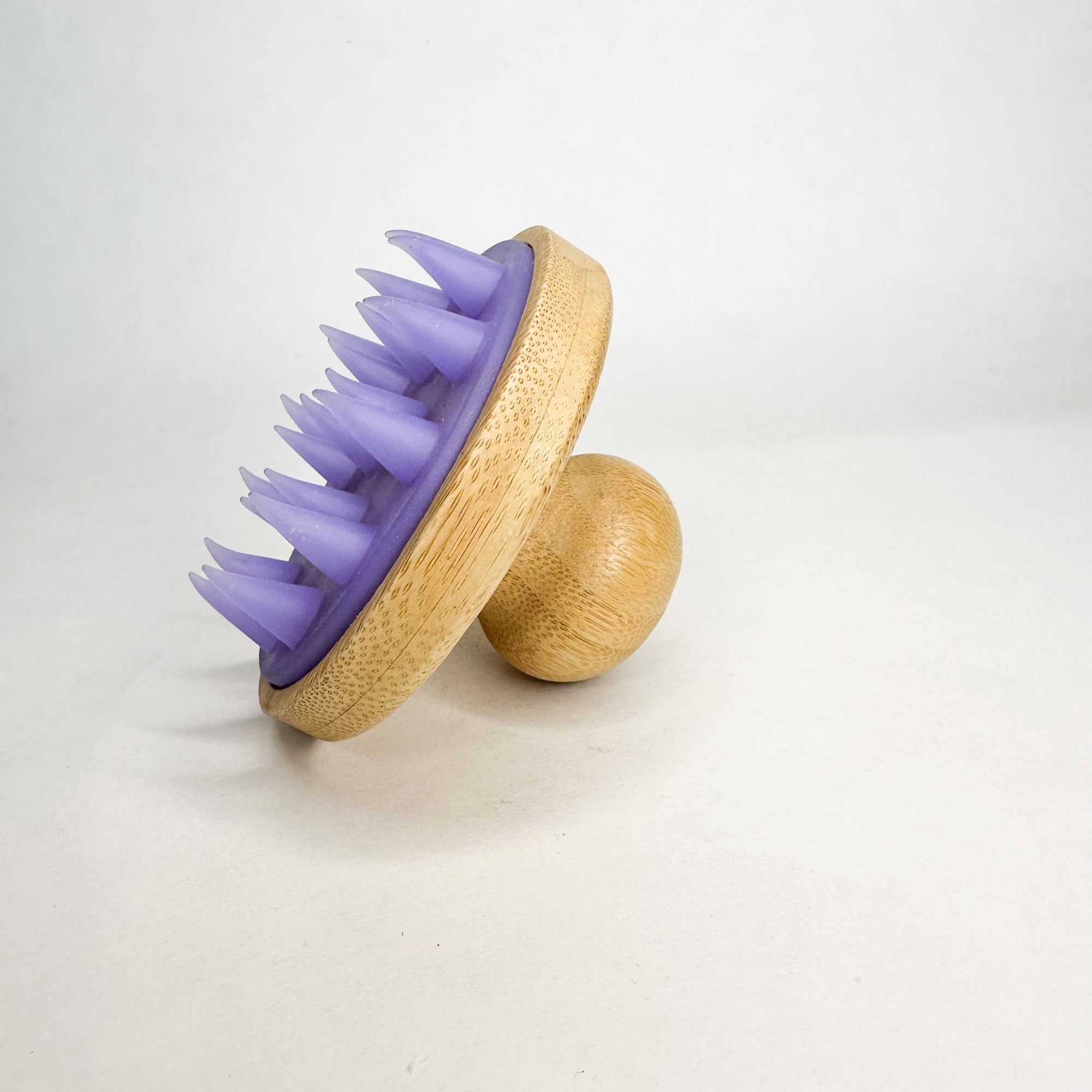 Silicone Bristle Shampoo Brush - Eco Friendly Scalp Massager