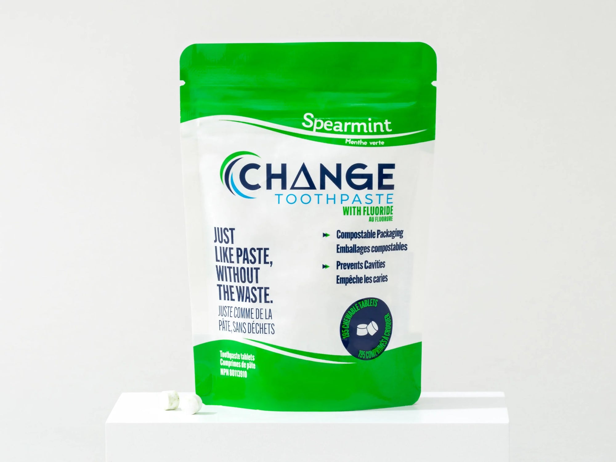 Toothpaste Tablets with FLUORIDE - Change Toothpaste