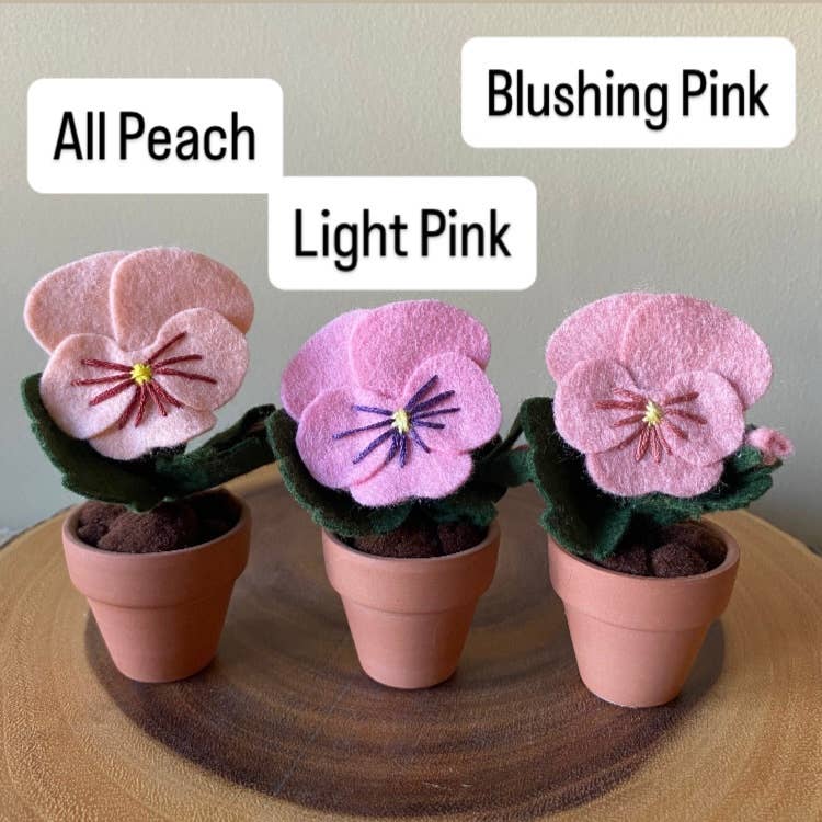 Pansy Felt Forever Flower