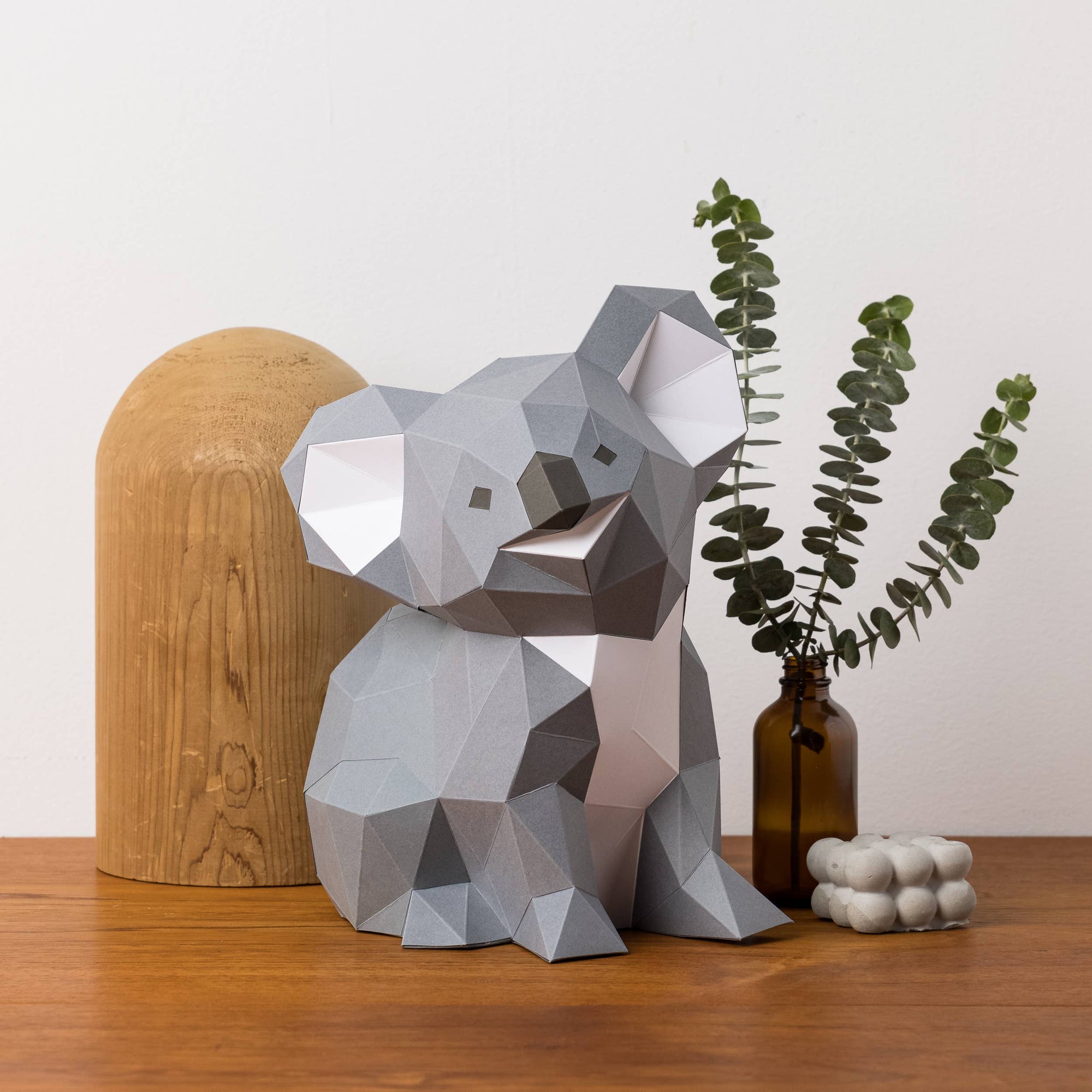DIY Koala 3D paper origami model Kit