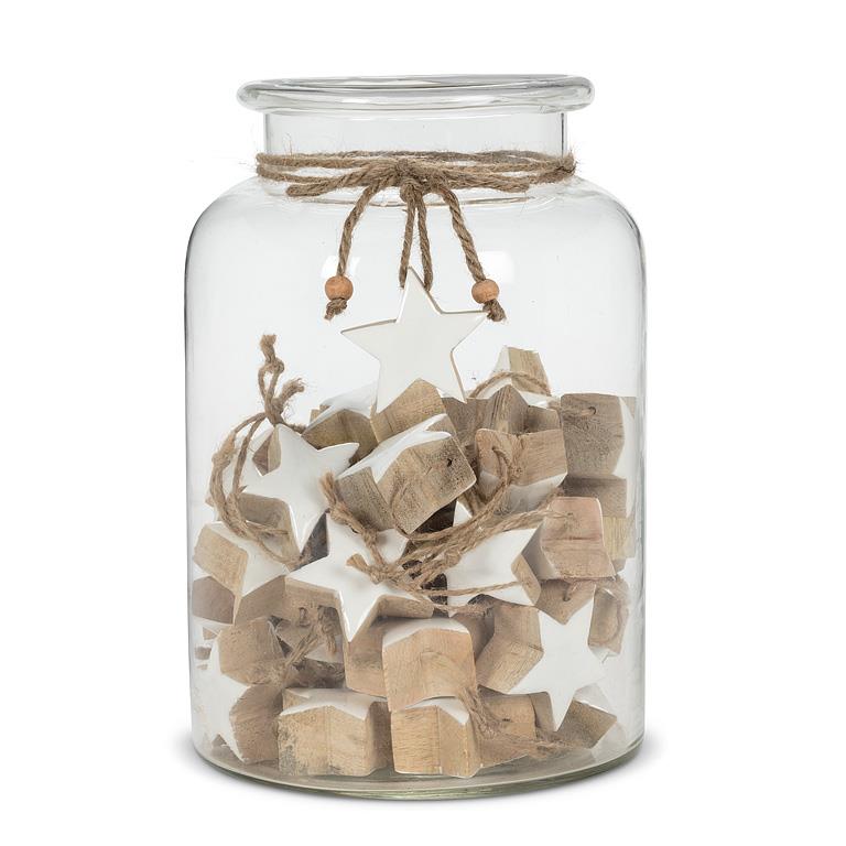 Thick Wood Star Ornament