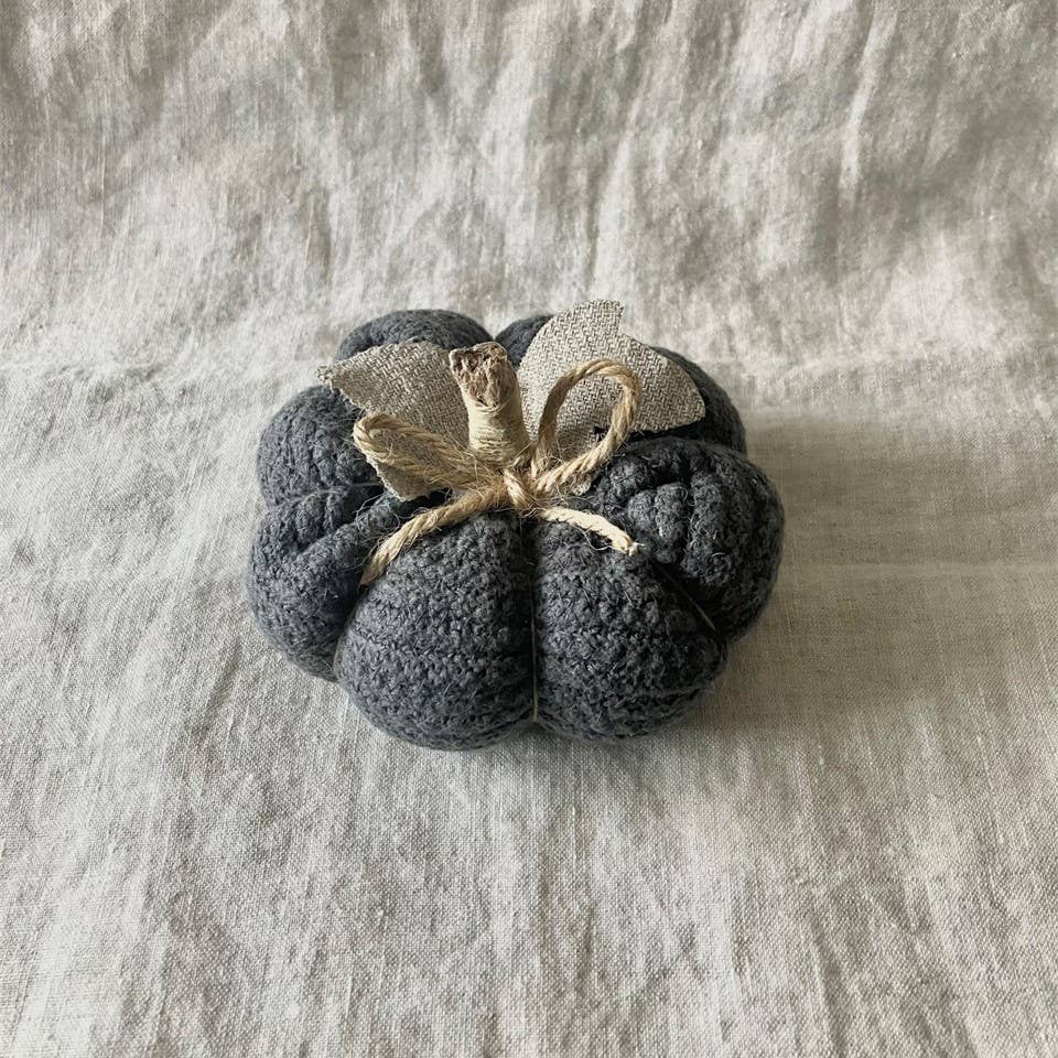 Grey Rope Pumpkin