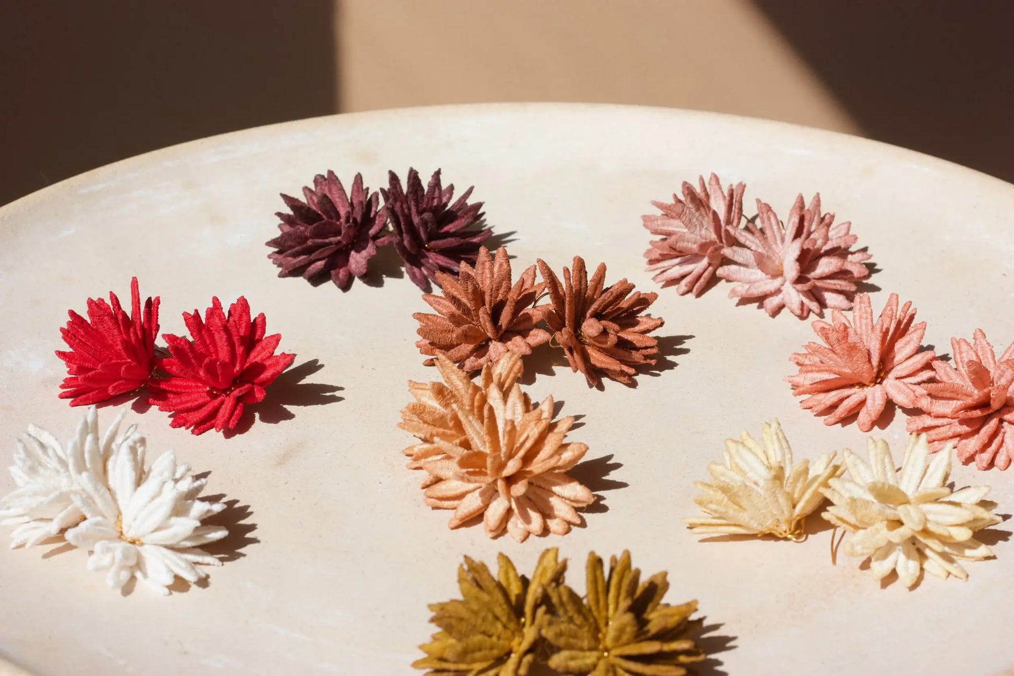 Chrysanthemum Earrings - This ILK