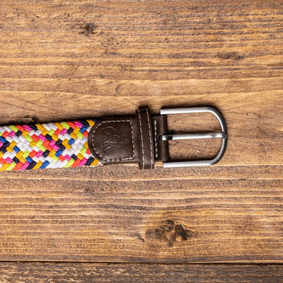 Water Bottle Upcycled Woven Belt - Versicoloured