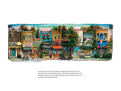2026 Toronto Neighbourhood Calendar - 12" X 9"