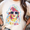 Taylor Swift 1989 Pastel Design Tee Taylor Concert Tshirt