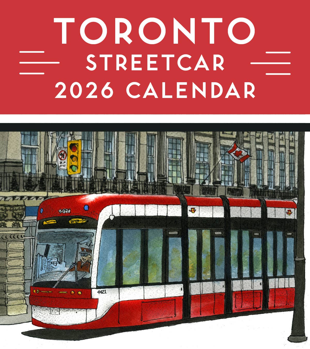 2026 Toronto Streetcar Calendar