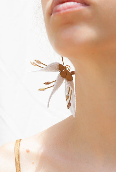 Strelitzia earrings