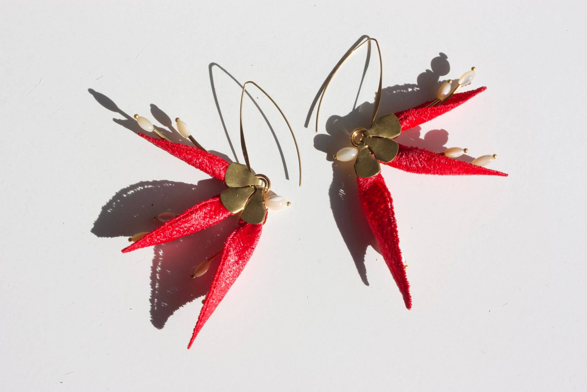 Strelitzia earrings