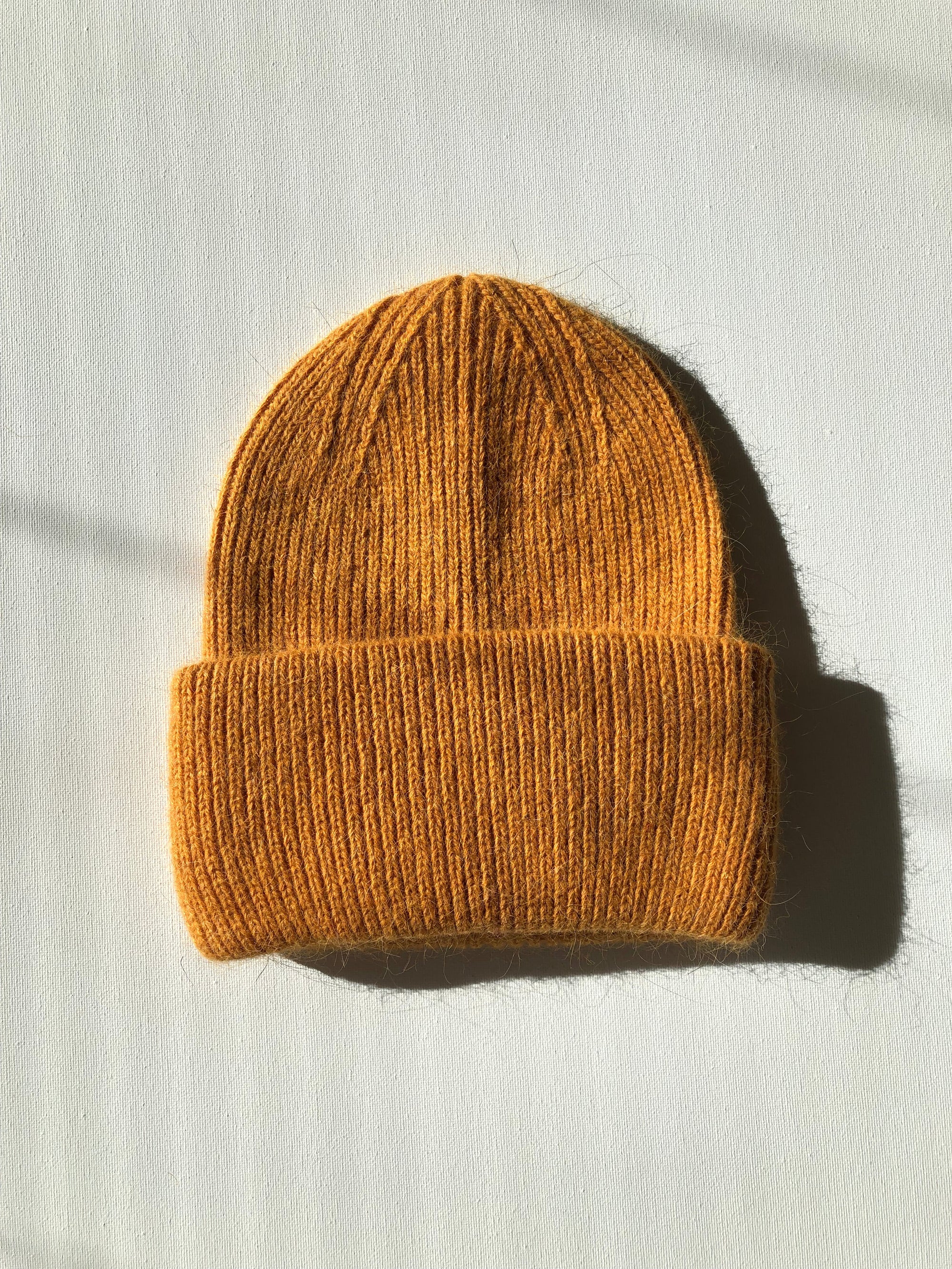 Royal Angora Wool Beanie - Pumpkin spice