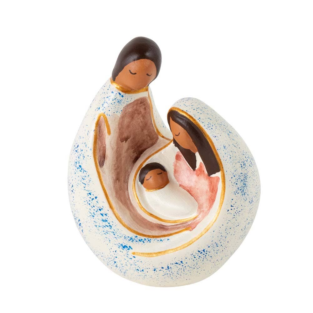 The Arrival - Ceramic Nativity: Ten Thousand Villages