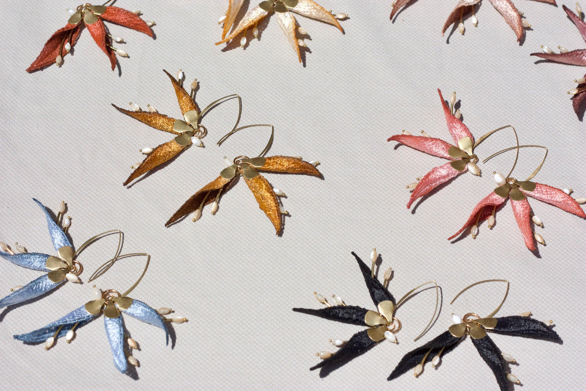 Strelitzia earrings