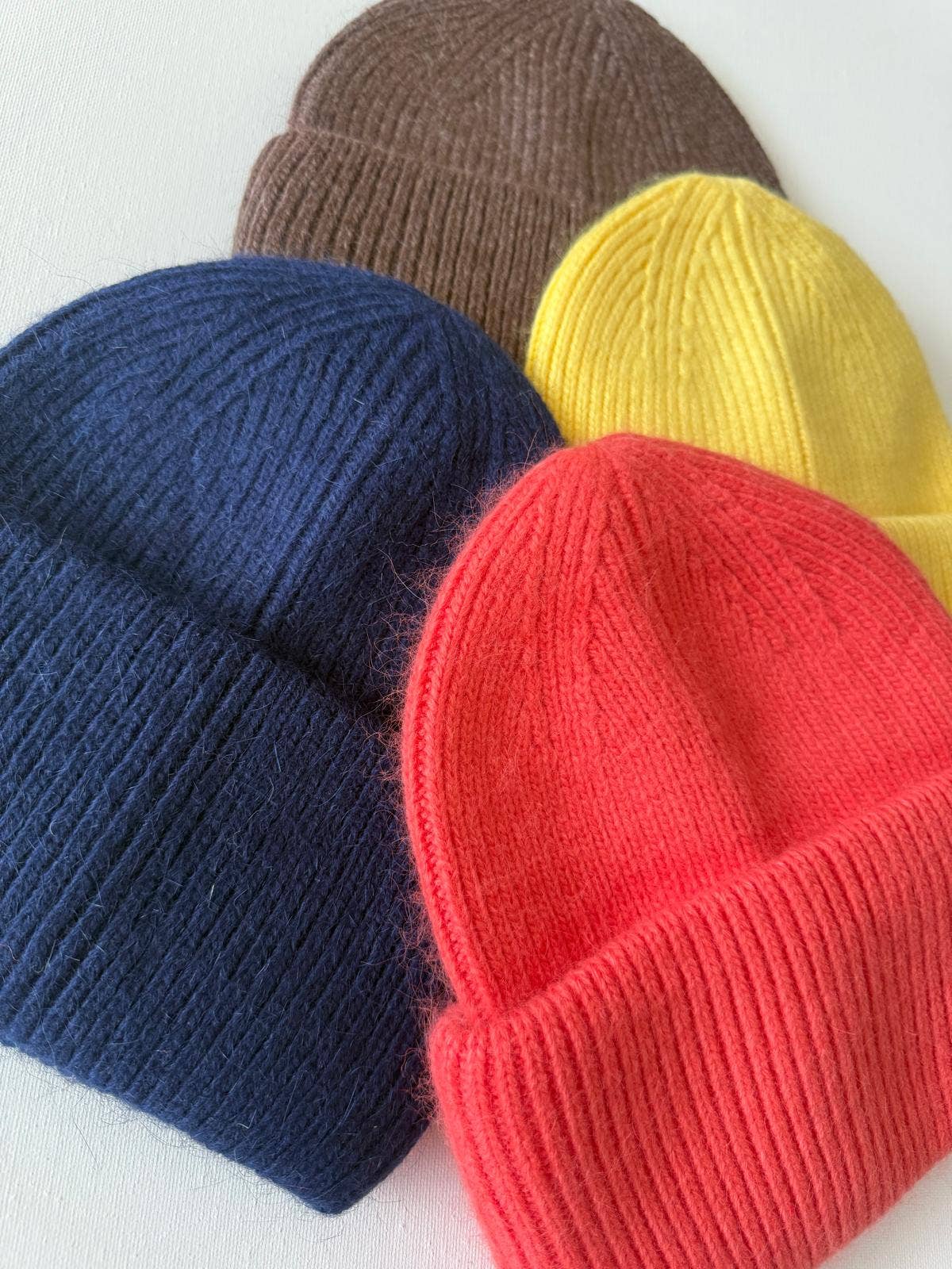 ROYAL ANGORA WOOL BEANIE - crystal brights