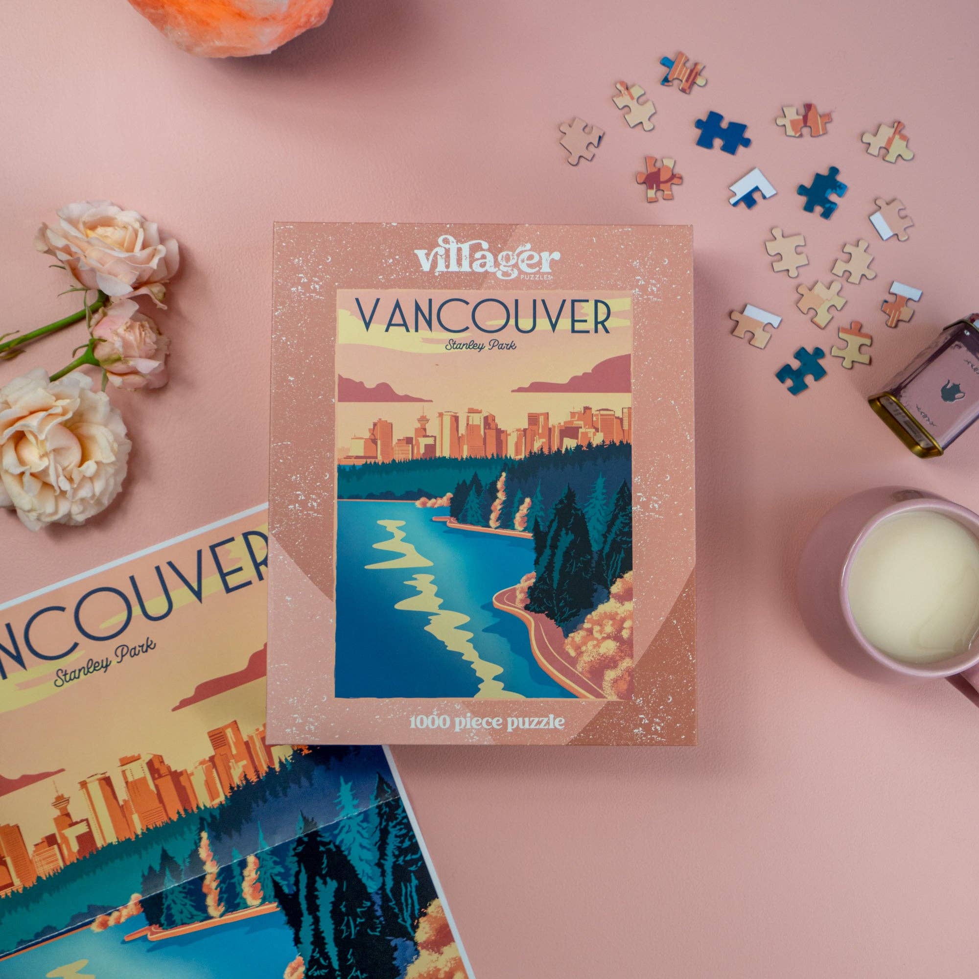 Vancouver Sunset 1000-Piece Puzzle | Designed in BC Canada