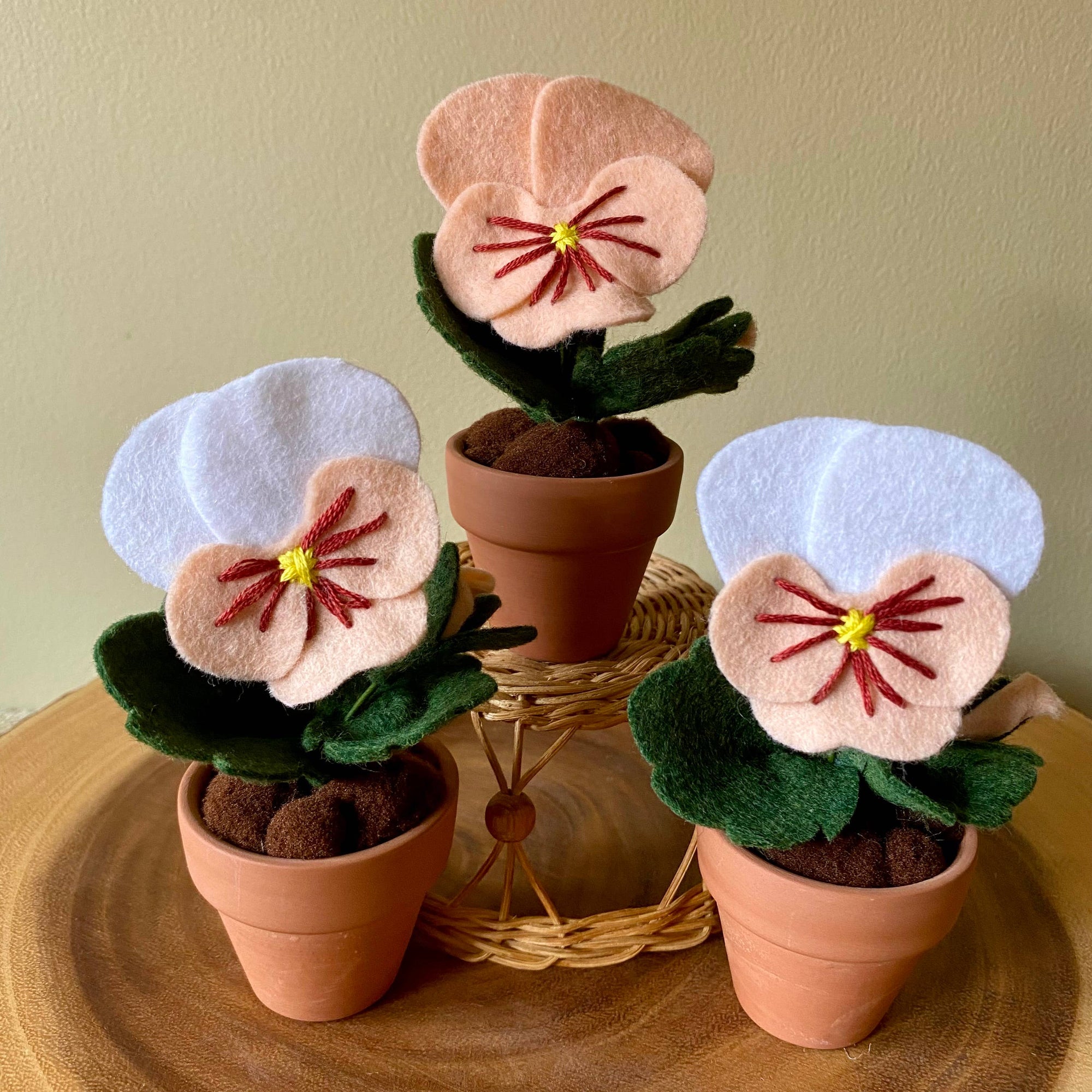 Pansy Felt Forever Flower