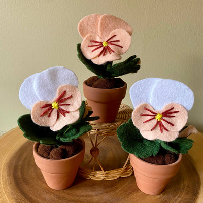 Pansy Felt Forever Flower