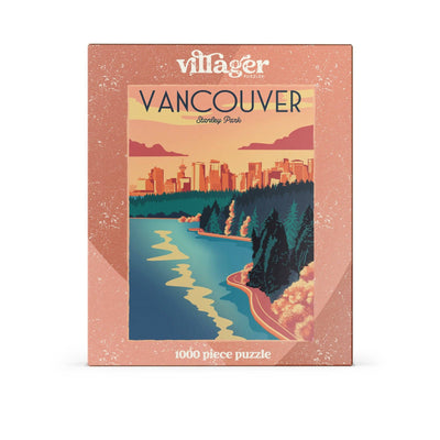 Vancouver Sunset 1000-Piece Puzzle | Designed in BC Canada