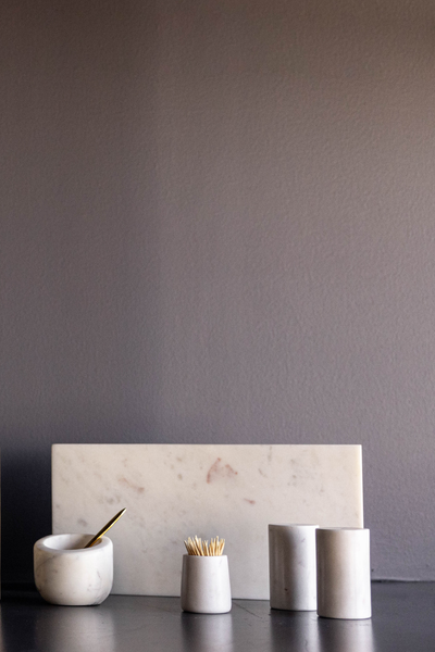 White Marble Trivet Riser