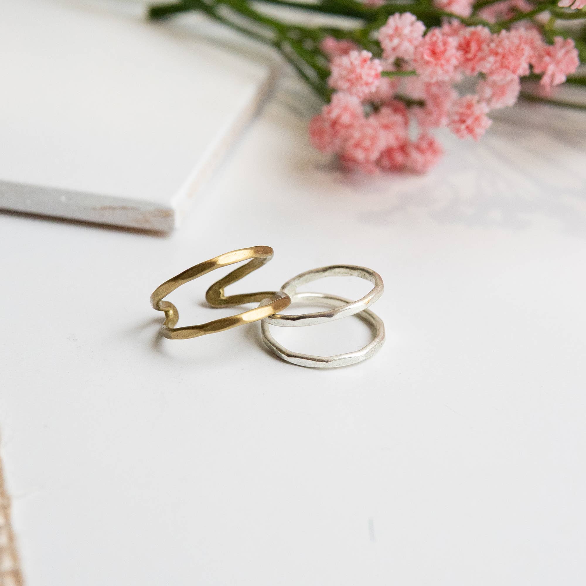 Open Arc Ring - Gold